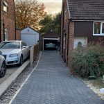 Block paving driveway install in Leeds