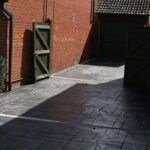 Holgate imprinted concrete driveway